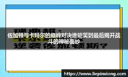 佐加顿与卡玛尔的巅峰对决谁能笑到最后揭开战斗的神秘面纱