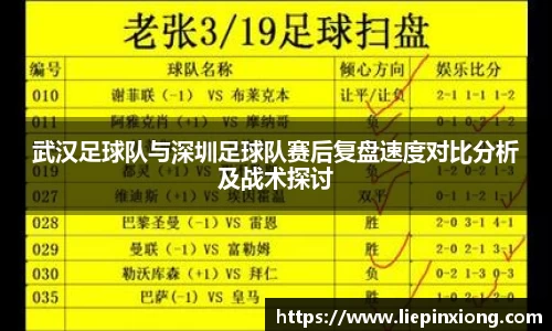武汉足球队与深圳足球队赛后复盘速度对比分析及战术探讨